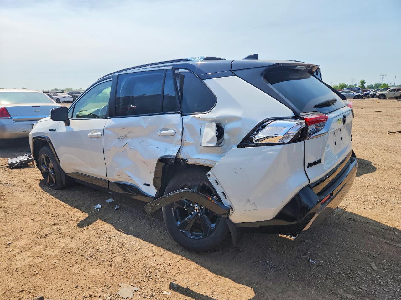2020 Toyota Rav4 Xse White vin: JTMEWRFV2LJ049498