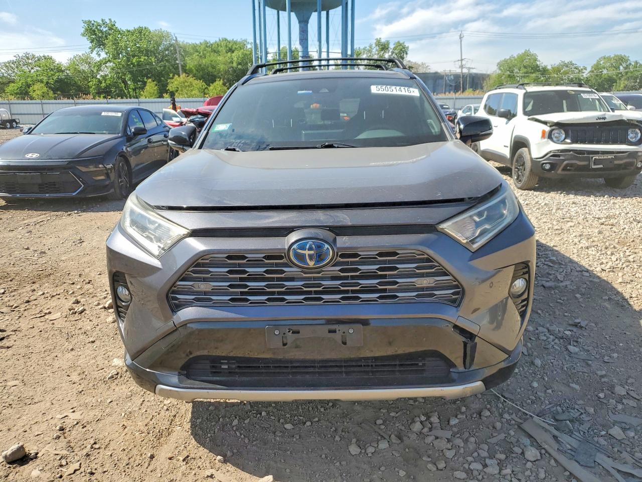 2019 Toyota Rav4 Xse Gray vin: JTMEWRFV5KJ010581