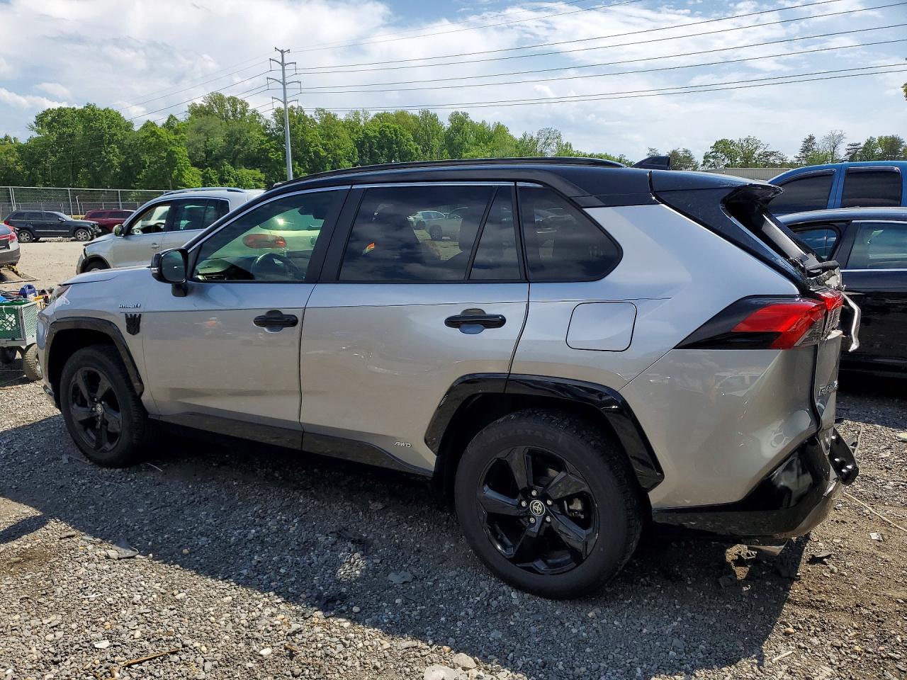 2020 Toyota Rav4 Xse Silver vin: JTMEWRFV6LJ029514
