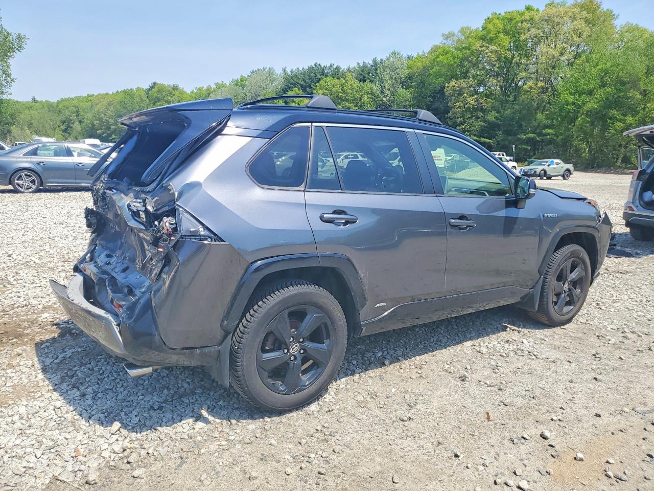 2020 Toyota Rav4 Xse Gray vin: JTMEWRFV7LD546142