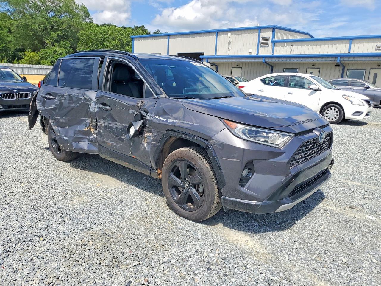 2019 Toyota Rav4 Xse Gray vin: JTMEWRFVXKJ005750