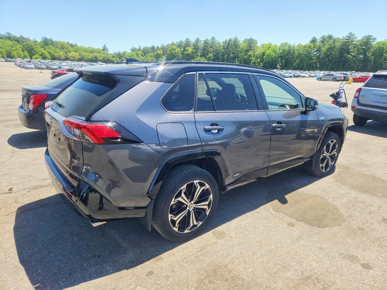 2024 Toyota Rav4 Prime Xse Серый vin: JTMFB3FV6RD177490