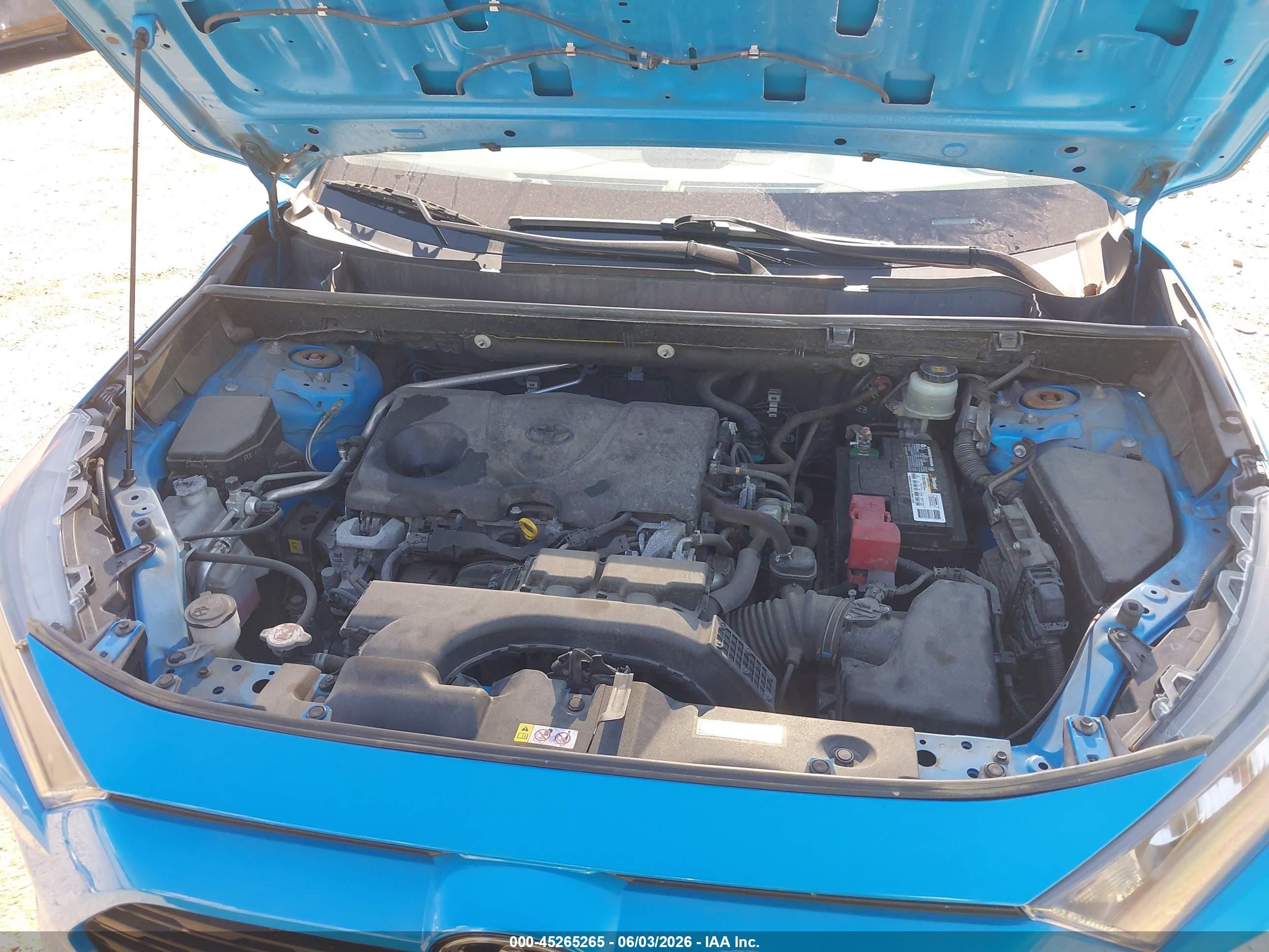 2019 Toyota Rav4 Le Light Blue vin: JTMH1RFV7KD502720