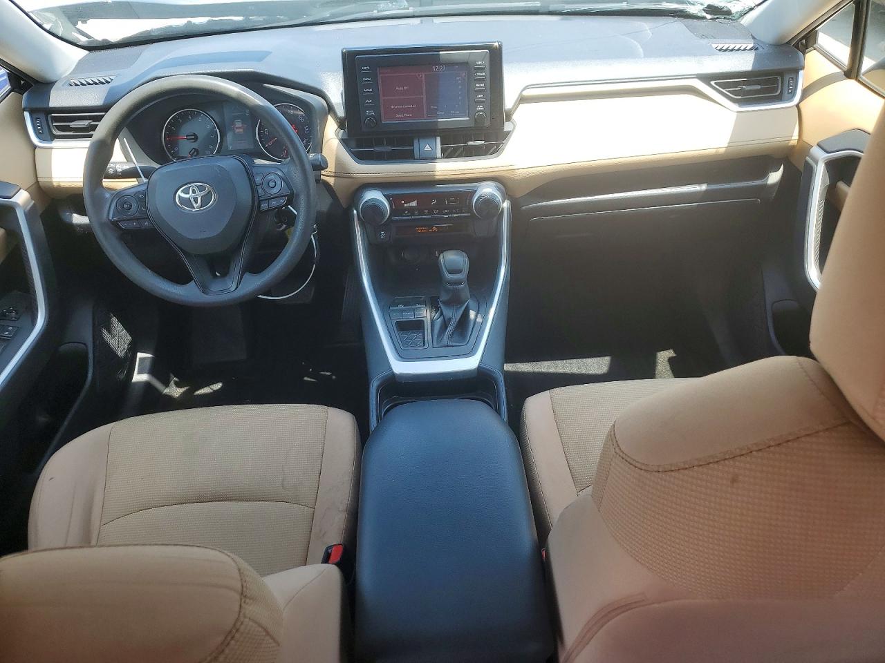 2019 Toyota Rav4 Le Черный vin: JTMH1RFV7KJ015471