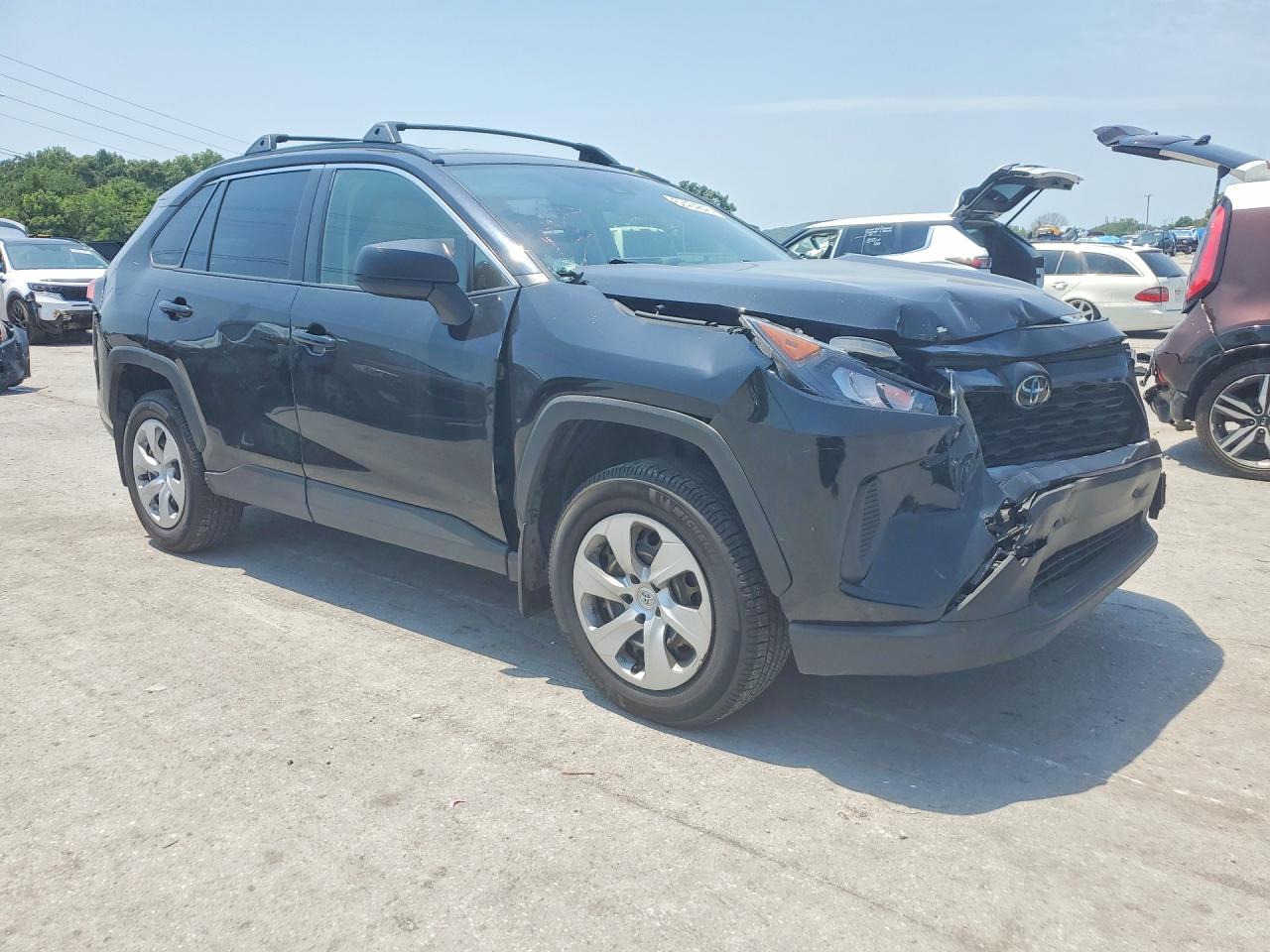 2019 Toyota Rav4 Le Черный vin: JTMH1RFV7KJ015471