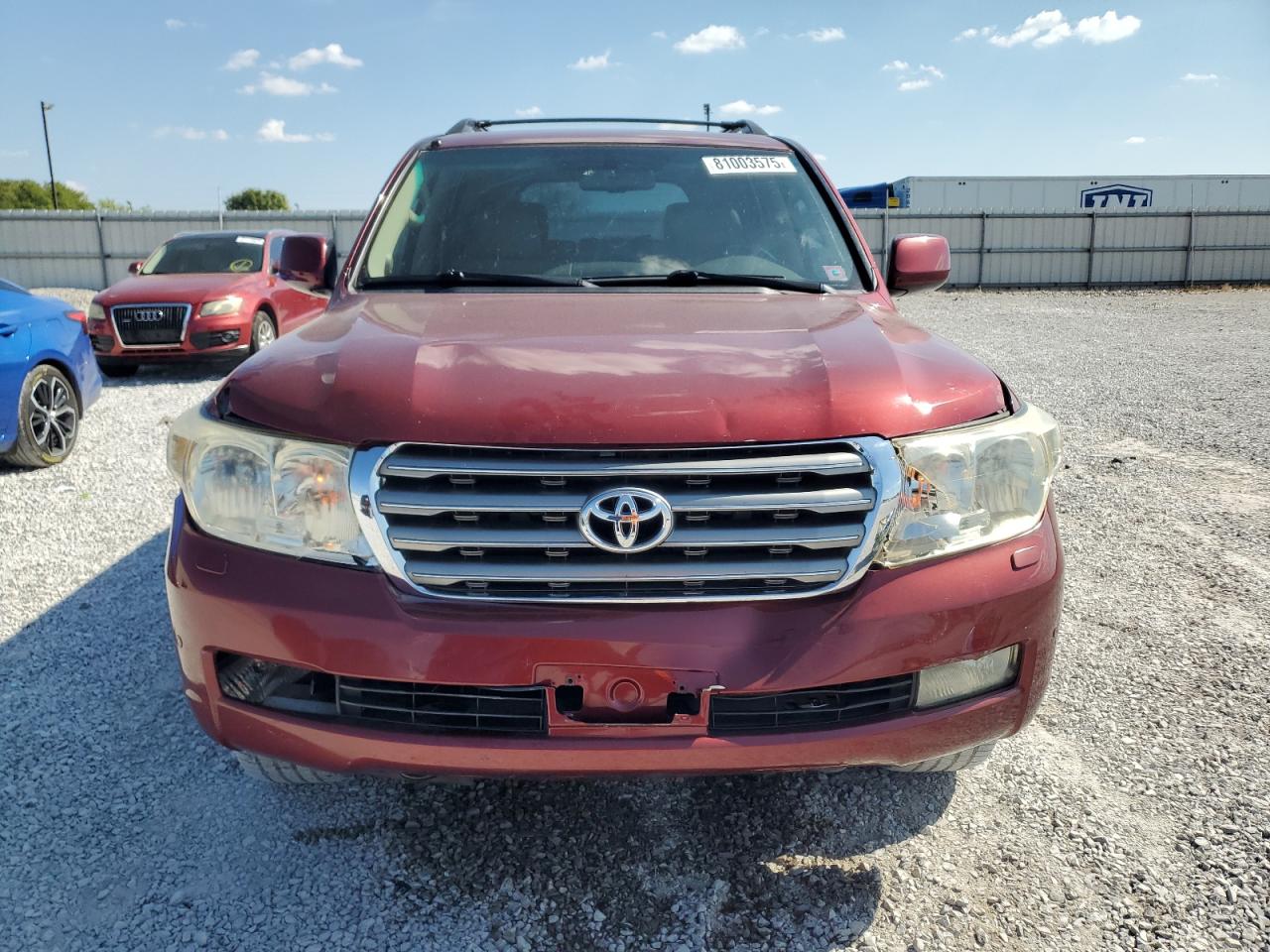 2008 Toyota Land Cruiser Burgundy vin: JTMHY05J085000513