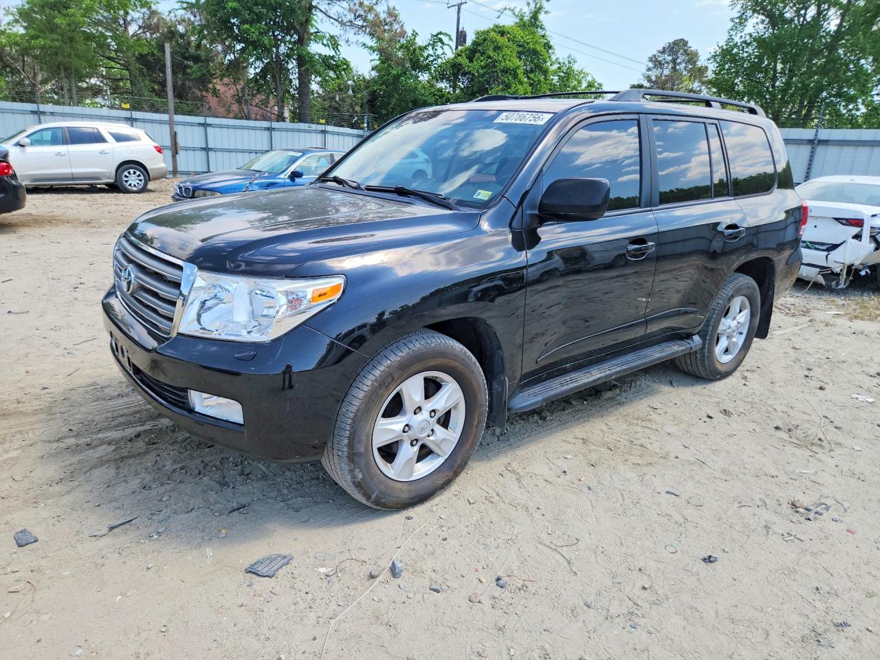 2008 Toyota Land Cruiser Base Black vin: JTMHY05J285003042