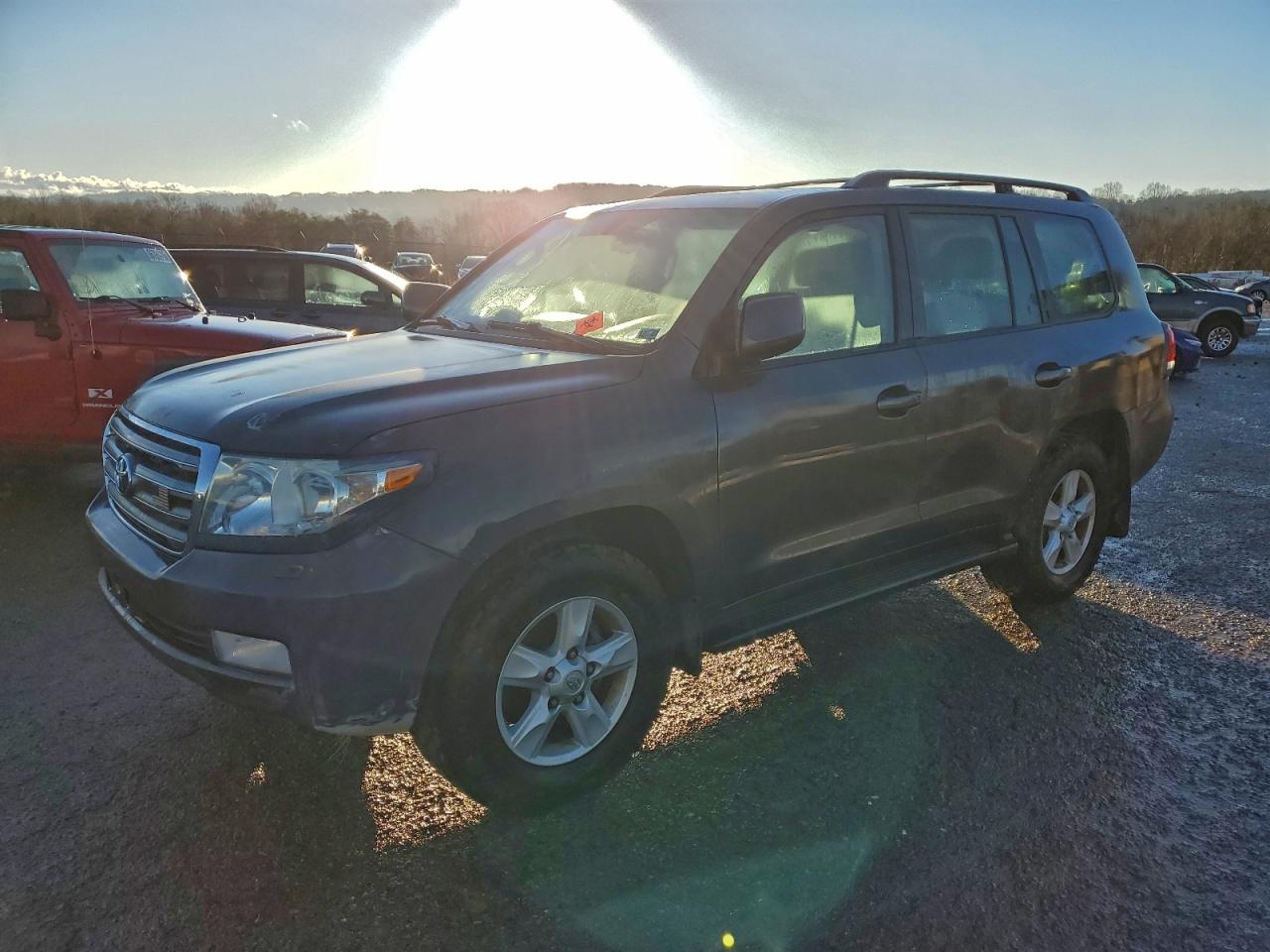 2008 Toyota Land Cruiser Gray vin: JTMHY05J384002004
