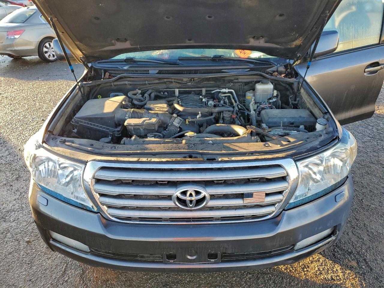 2008 Toyota Land Cruiser Gray vin: JTMHY05J384002004