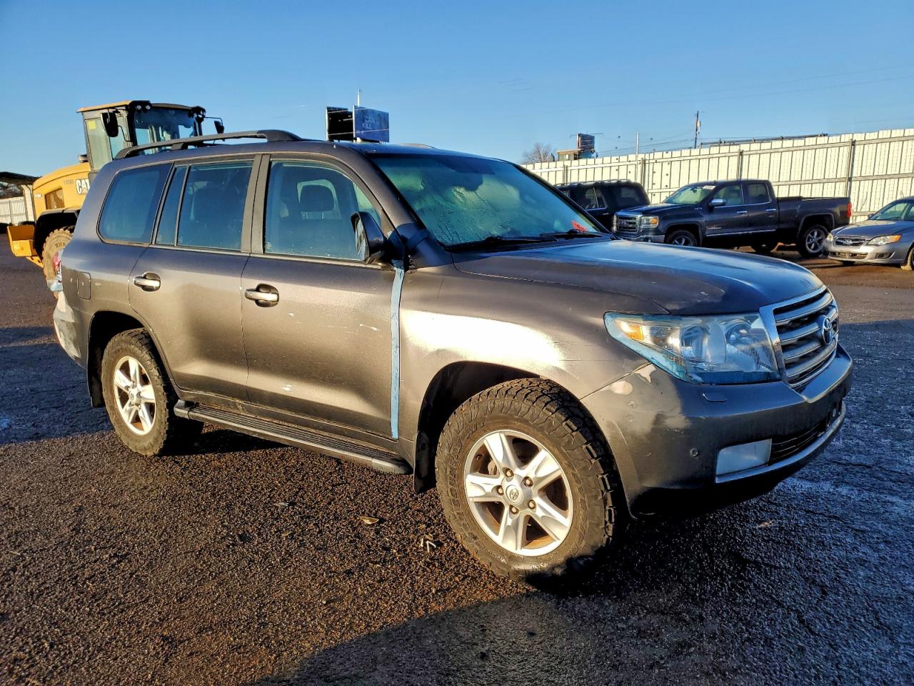 2008 Toyota Land Cruiser Gray vin: JTMHY05J384002004