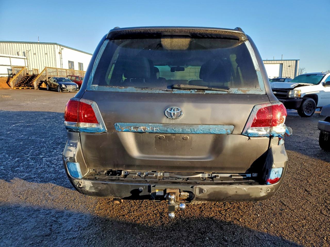 2008 Toyota Land Cruiser Gray vin: JTMHY05J384002004
