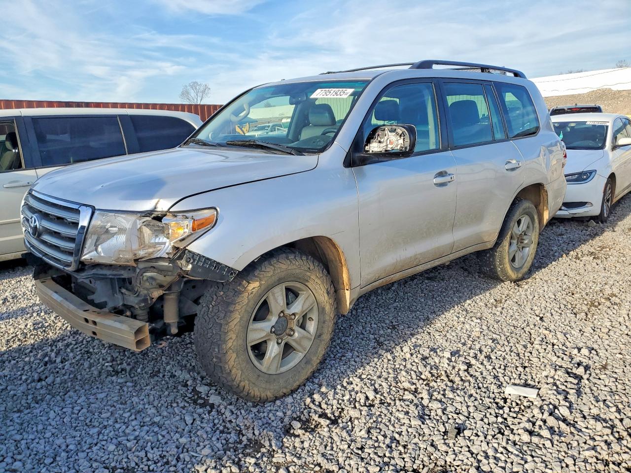 2008 Toyota Land Cruiser Silver vin: JTMHY05J384002097