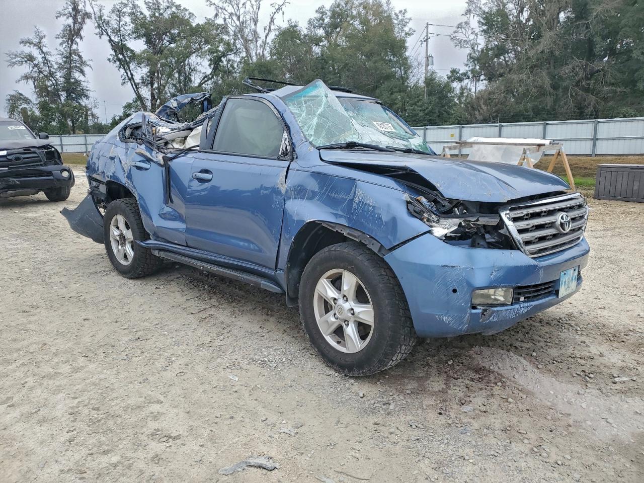 2008 Toyota Land Cruiser Blue vin: JTMHY05J485001308