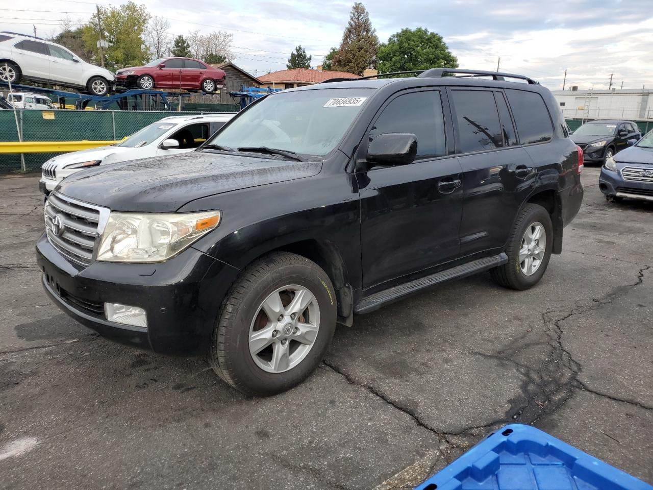 2008 Toyota Land Cruiser Black vin: JTMHY05J585001429