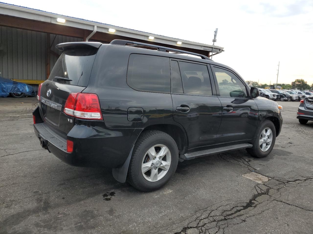 2008 Toyota Land Cruiser Black vin: JTMHY05J585001429