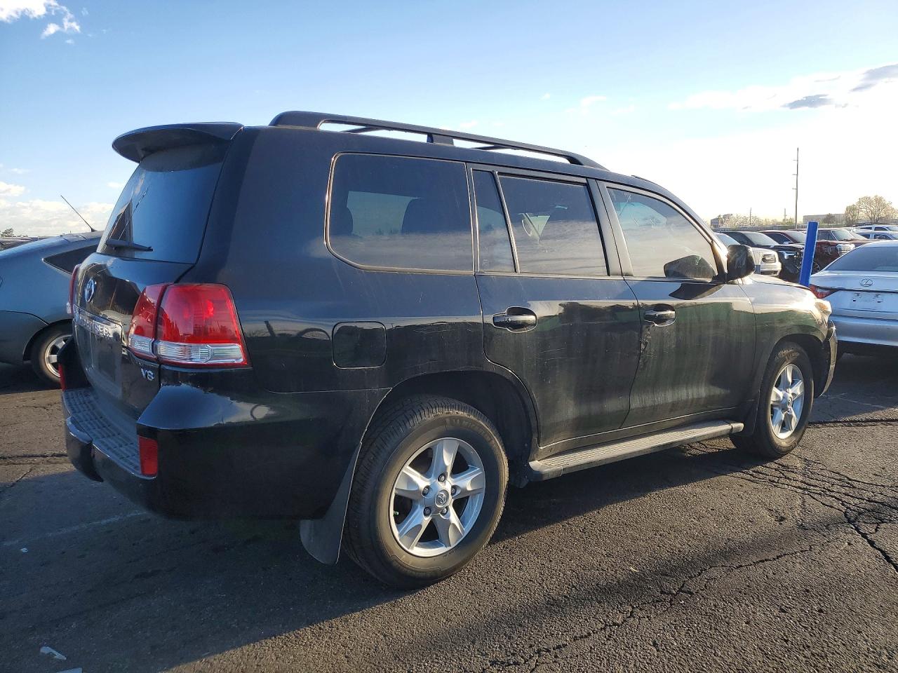 2008 Toyota Land Cruiser Base Black vin: JTMHY05J685002993