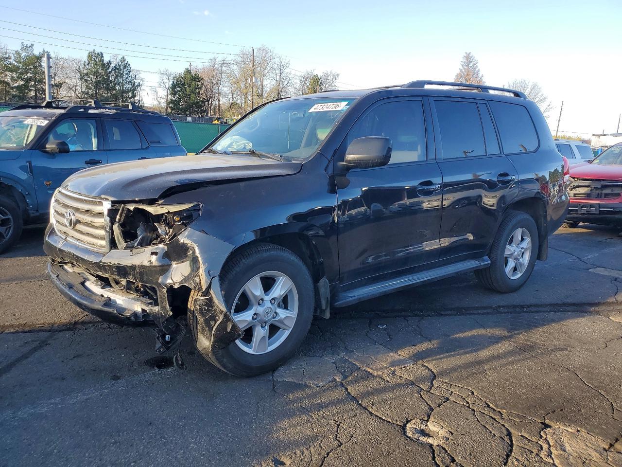 2008 Toyota Land Cruiser Base Black vin: JTMHY05J685002993
