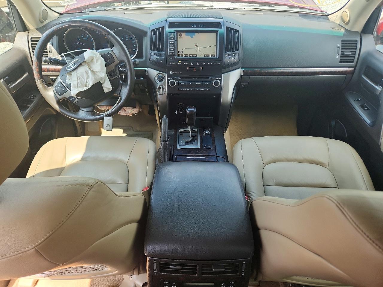 2008 Toyota Land Cruiser Base Burgundy vin: JTMHY05J784000191