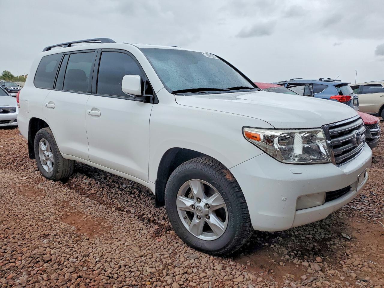 2008 Toyota Land Cruiser Белый vin: JTMHY05J785003134
