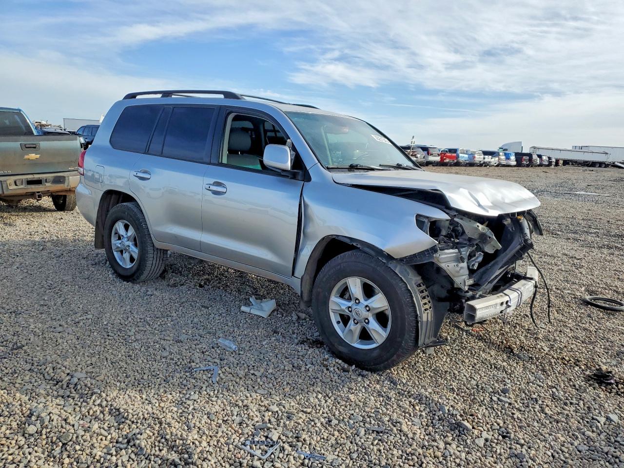 2010 Toyota Land Cruiser Серебряный vin: JTMHY7AJ0A5004954