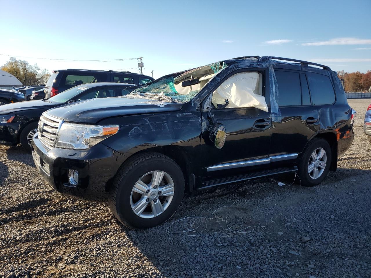 2015 Toyota Land Cruiser Black vin: JTMHY7AJ1F4032078