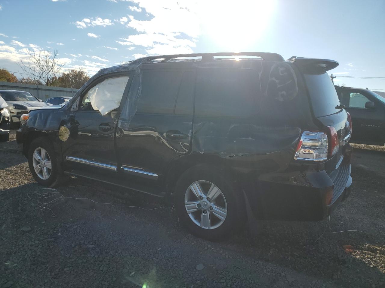 2015 Toyota Land Cruiser Black vin: JTMHY7AJ1F4032078