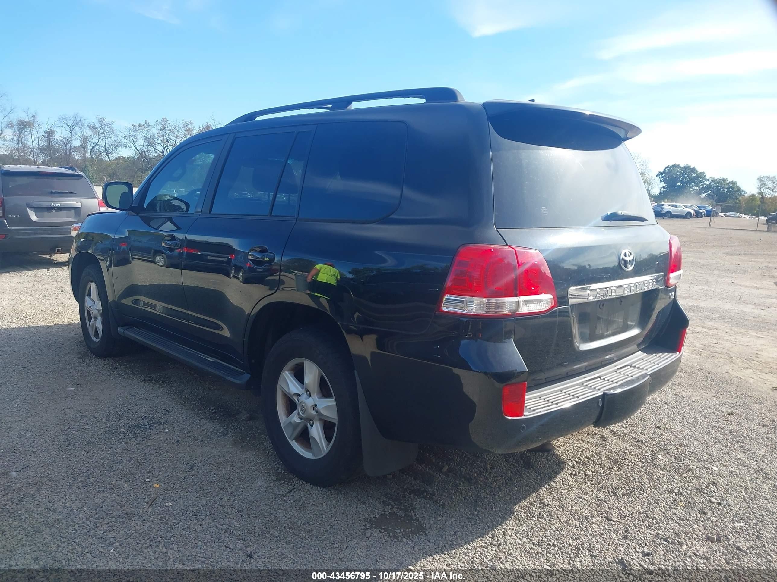 2011 Toyota Land Cruiser V8 Black vin: JTMHY7AJ3B5012838