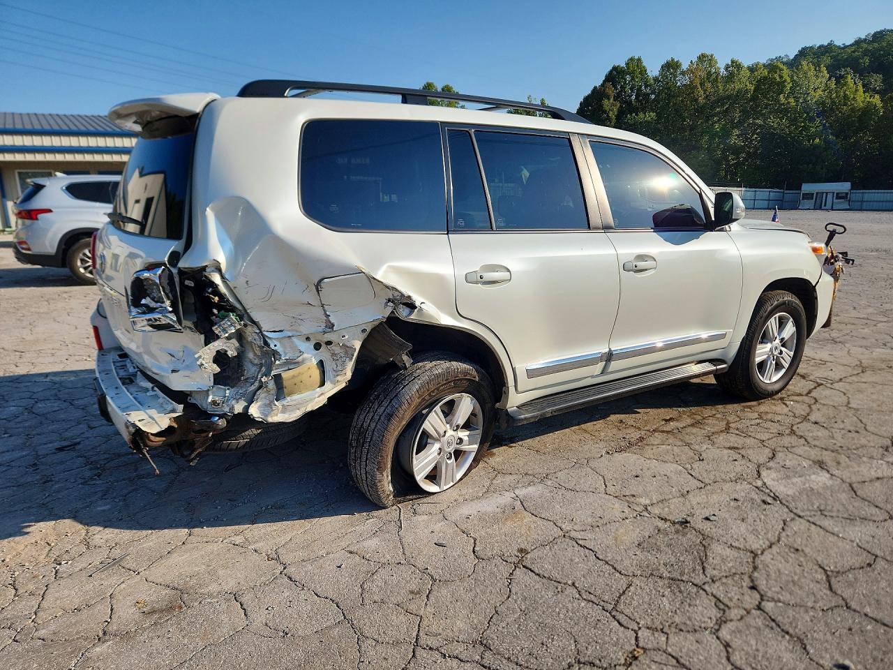 2015 Toyota Land Cruiser Base Белый vin: JTMHY7AJ3F4030851