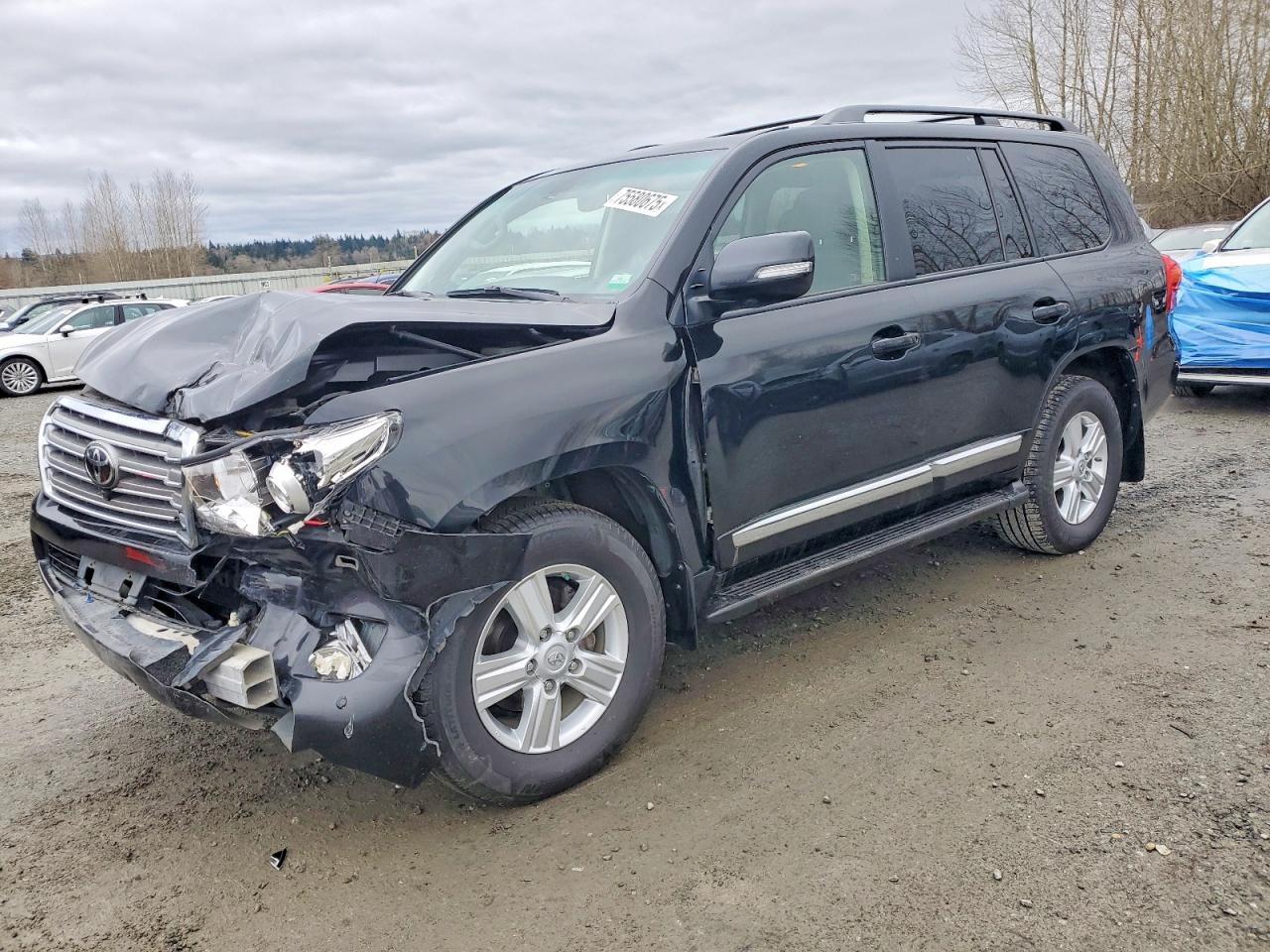 2015 Toyota Land Cruiser Black vin: JTMHY7AJ3F4032728