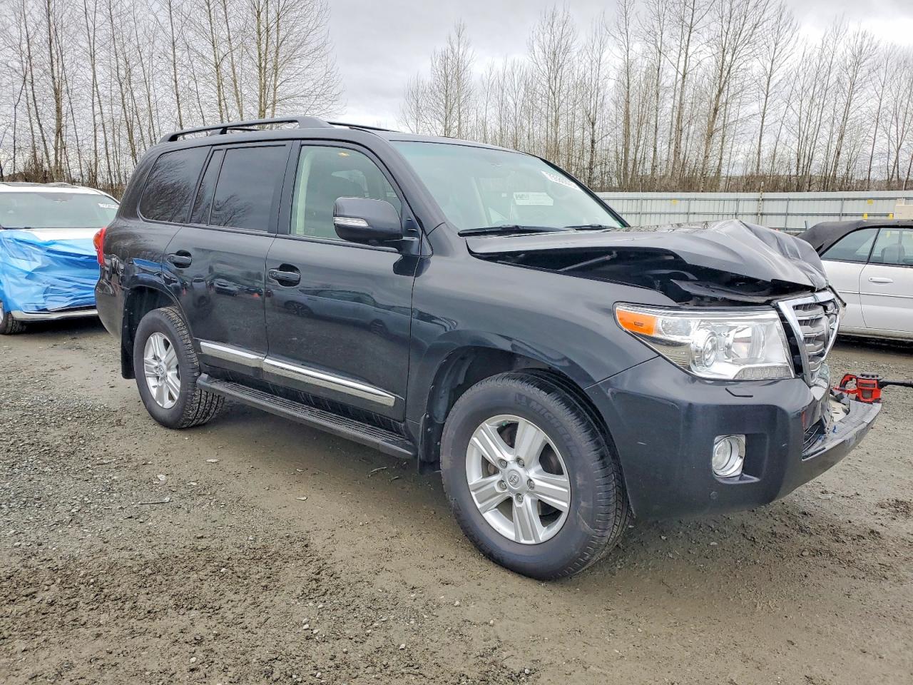 2015 Toyota Land Cruiser Black vin: JTMHY7AJ3F4032728