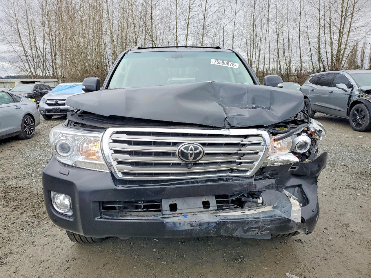 2015 Toyota Land Cruiser Black vin: JTMHY7AJ3F4032728