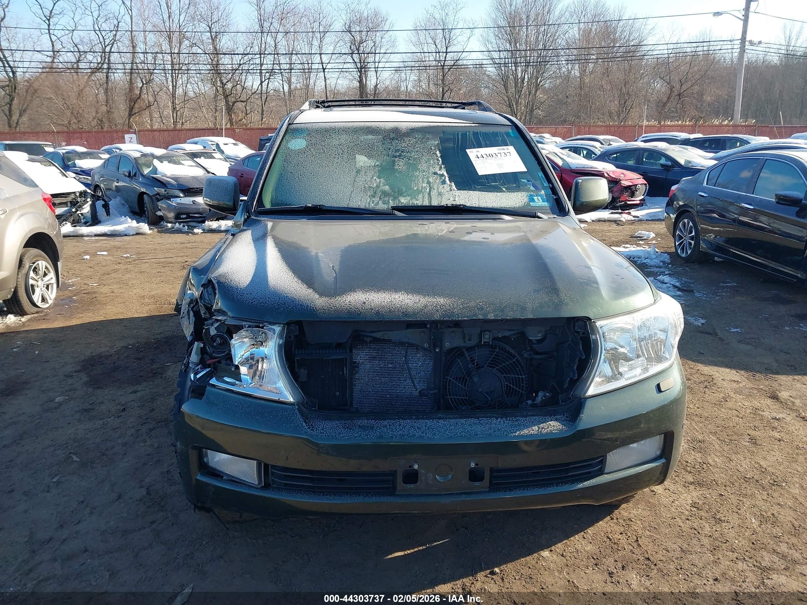 2011 Toyota Land Cruiser V8 (a6) Green vin: JTMHY7AJ4B5011231