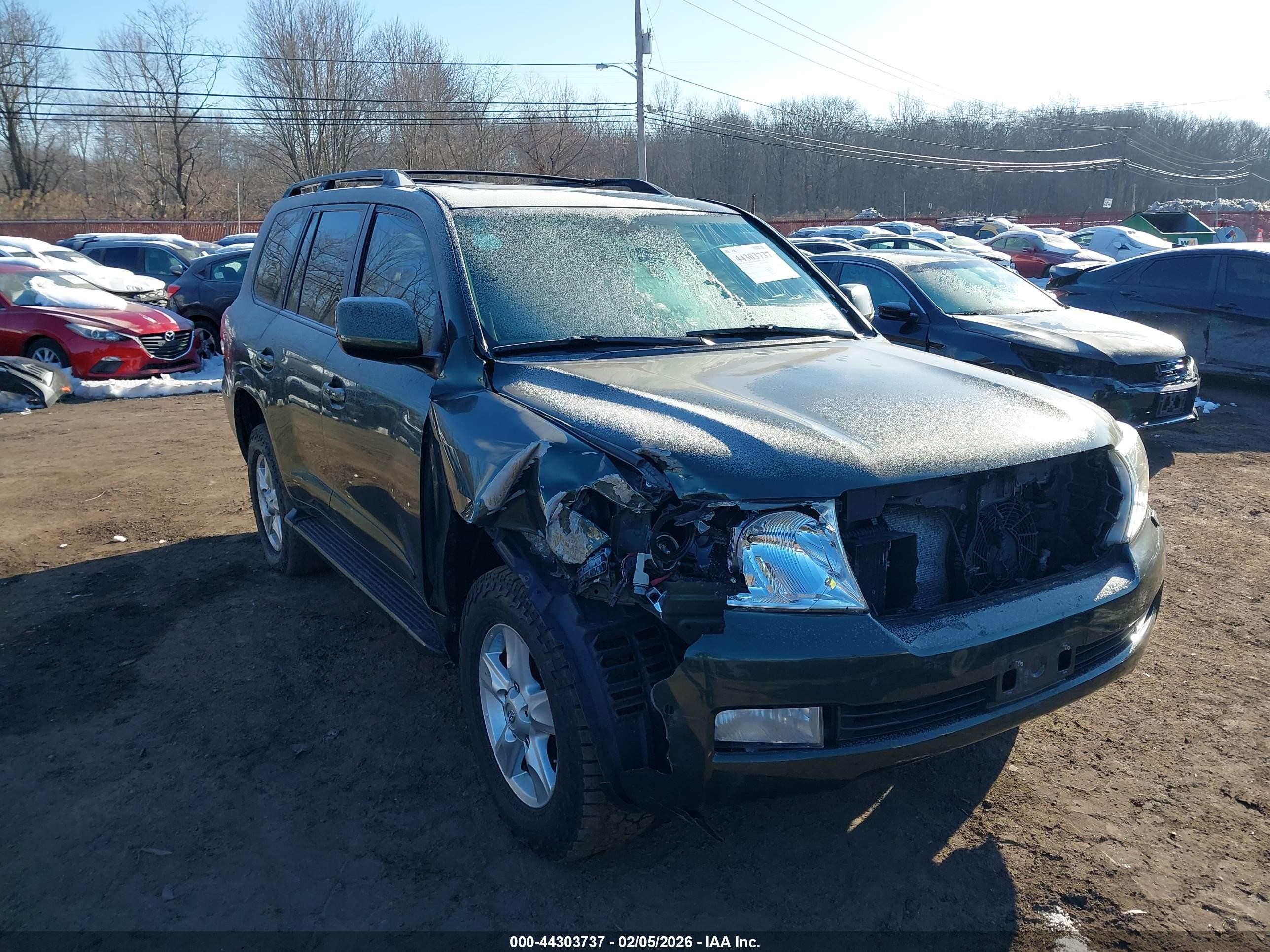 2011 Toyota Land Cruiser V8 (a6) Green vin: JTMHY7AJ4B5011231