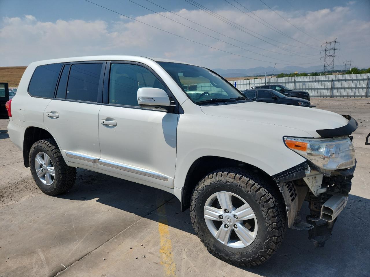2013 Toyota Land Cruiser White vin: JTMHY7AJ4D4013327