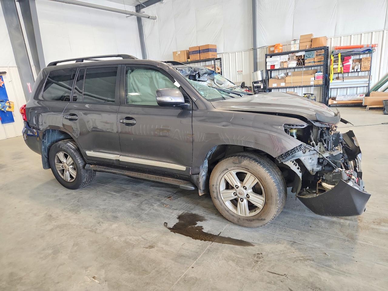 2013 Toyota Land Cruiser Base Gray vin: JTMHY7AJ5D4012090