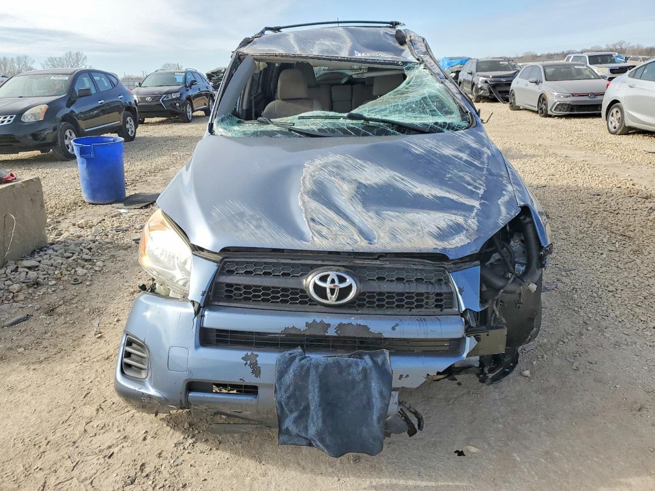 2012 Toyota Rav4 Синий vin: JTMJF4DV0C5051702