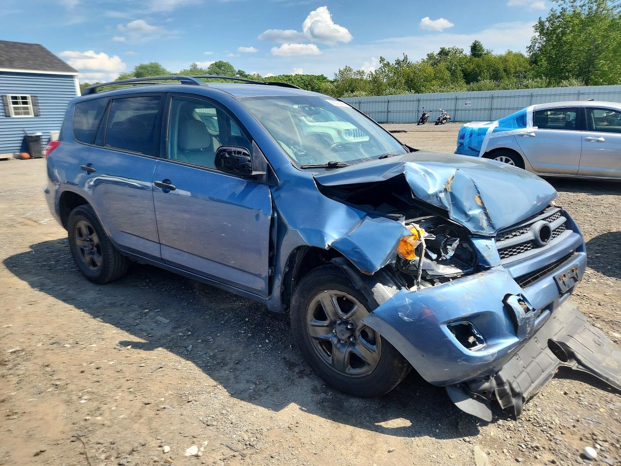 2010 Toyota Rav4 Base Blue vin: JTMJF4DV2A5023798