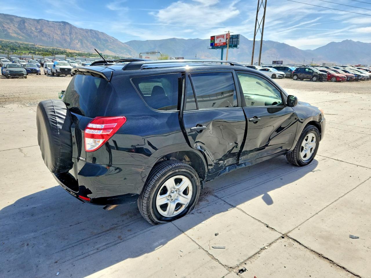2012 Toyota Rav4 Base Черный vin: JTMJF4DV9C5053853