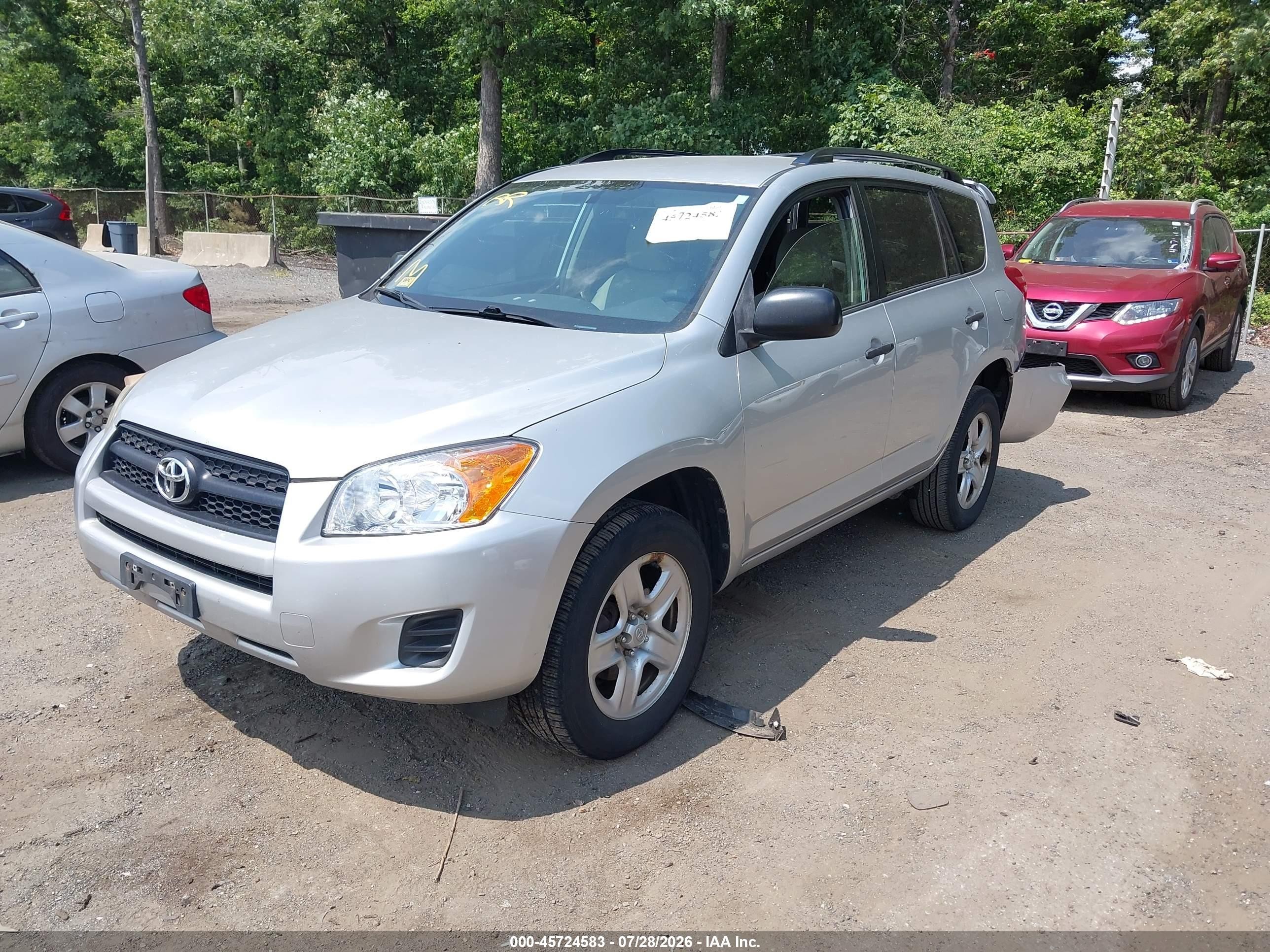 2010 Toyota Rav4   Silver vin: JTMJF4DVXA5022205