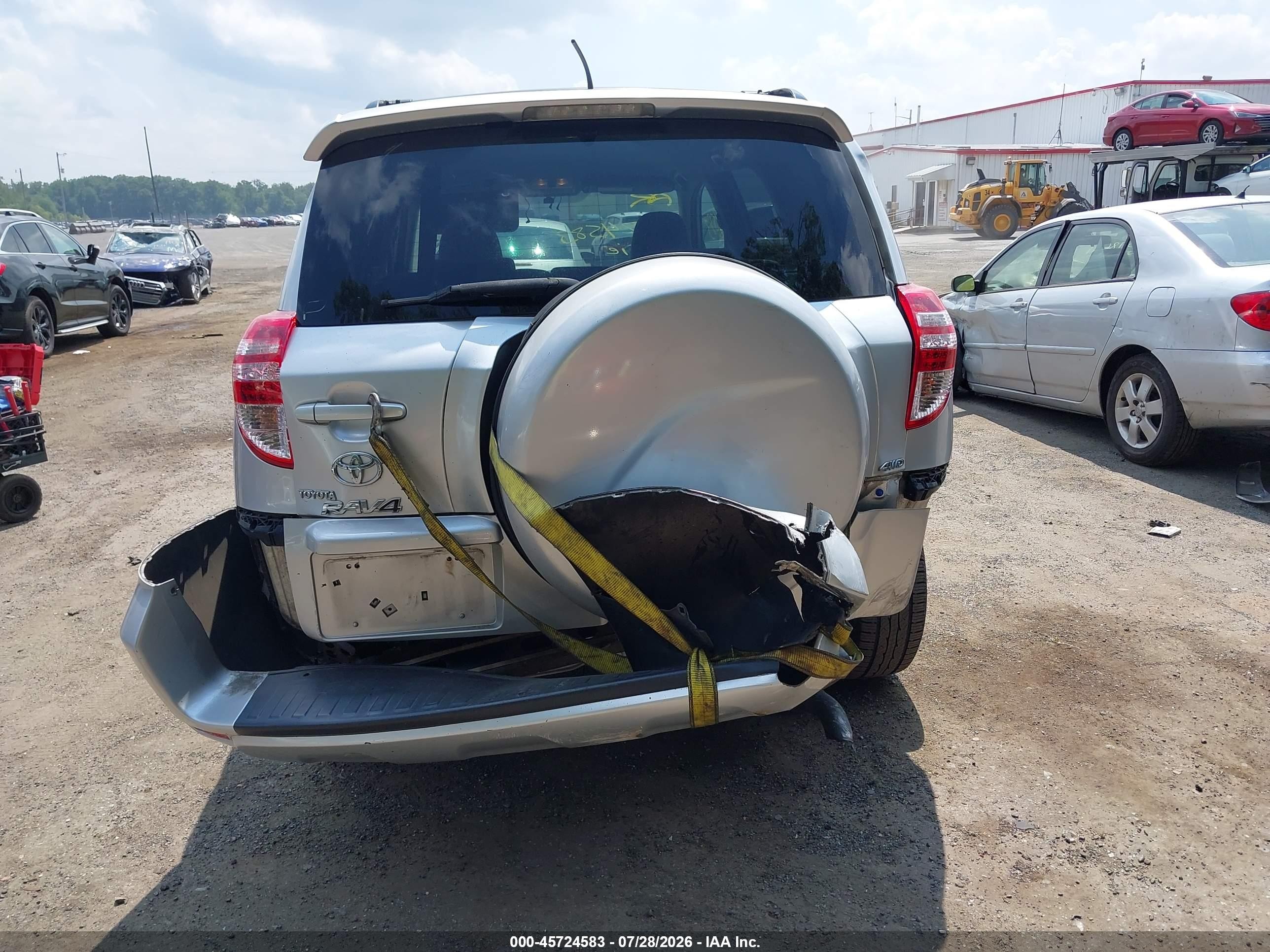 2010 Toyota Rav4   Silver vin: JTMJF4DVXA5022205