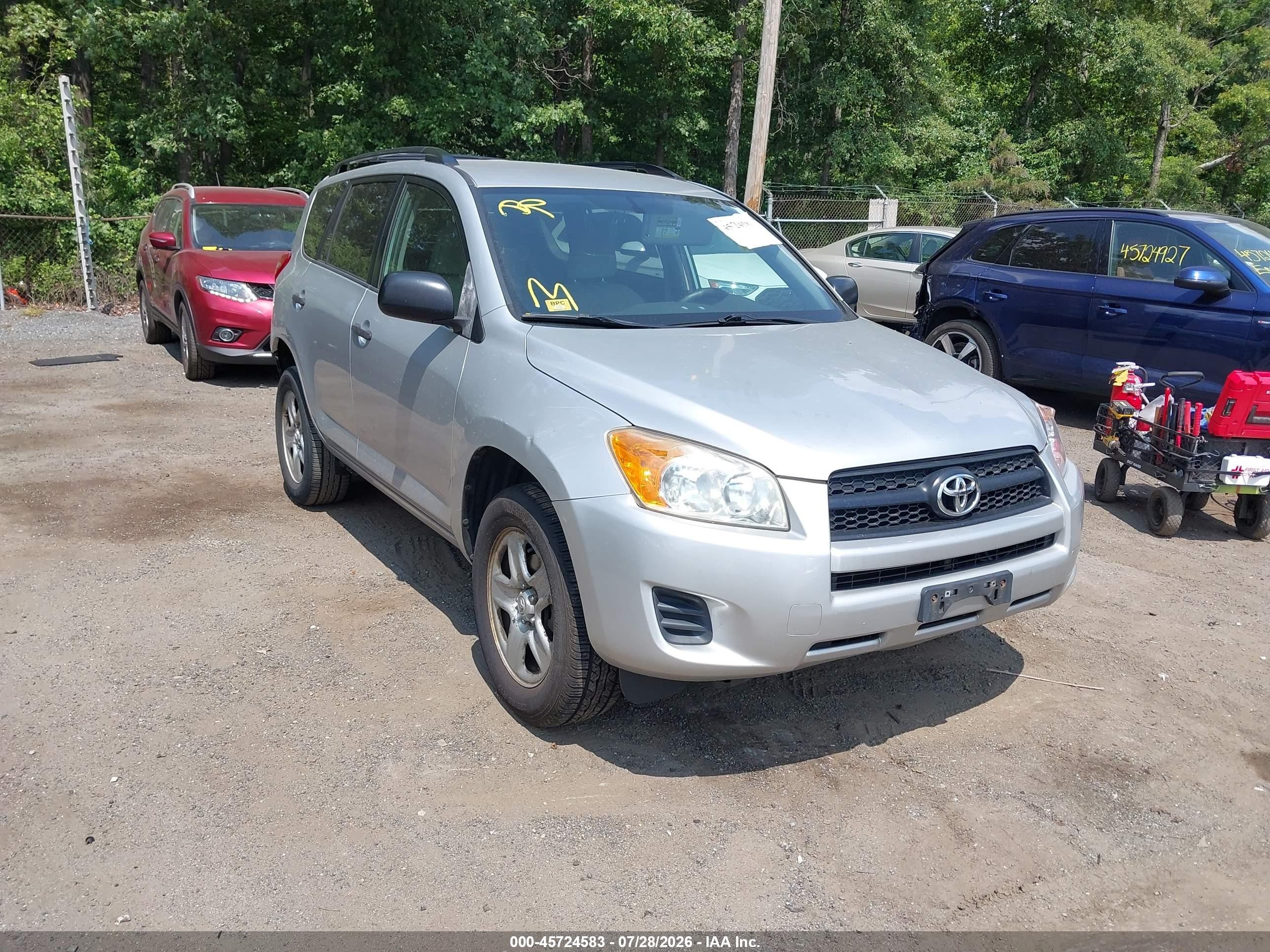 2010 Toyota Rav4   Silver vin: JTMJF4DVXA5022205