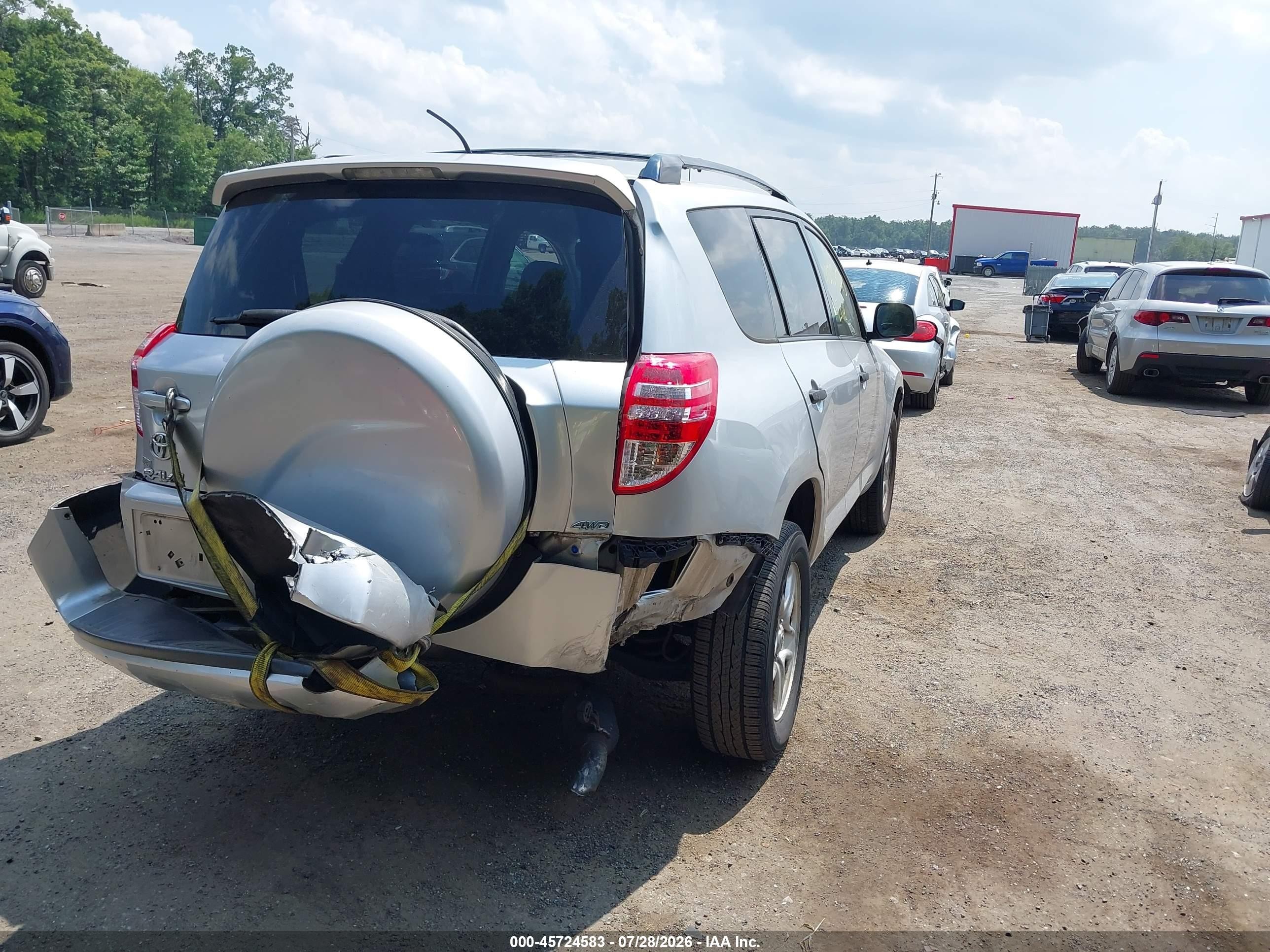 2010 Toyota Rav4   Silver vin: JTMJF4DVXA5022205