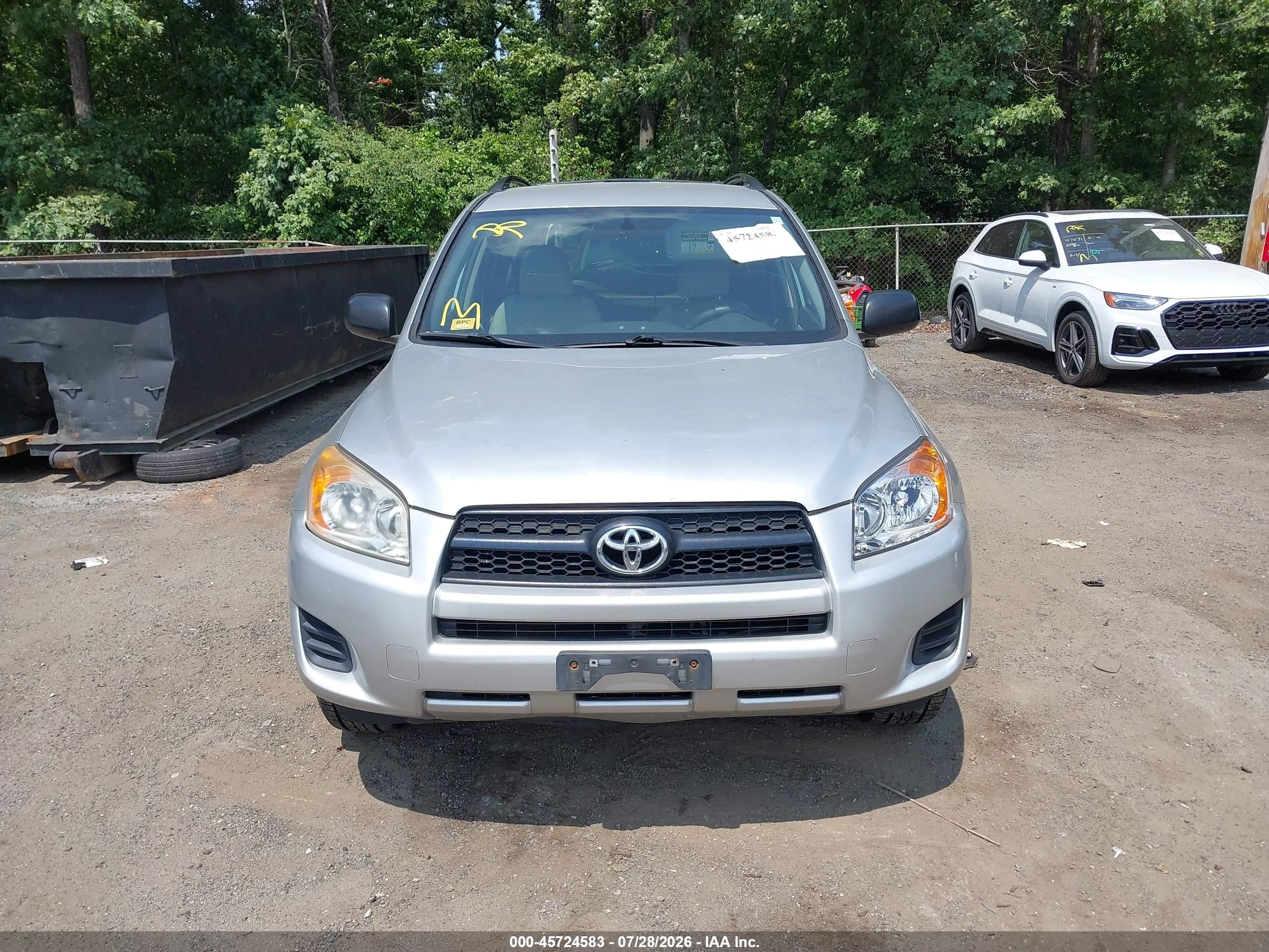 2010 Toyota Rav4   Silver vin: JTMJF4DVXA5022205