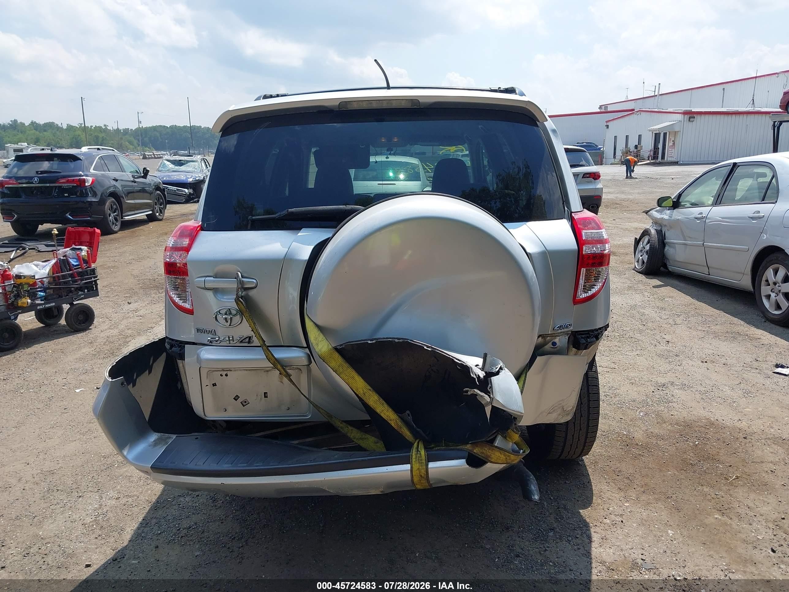 2010 Toyota Rav4   Silver vin: JTMJF4DVXA5022205
