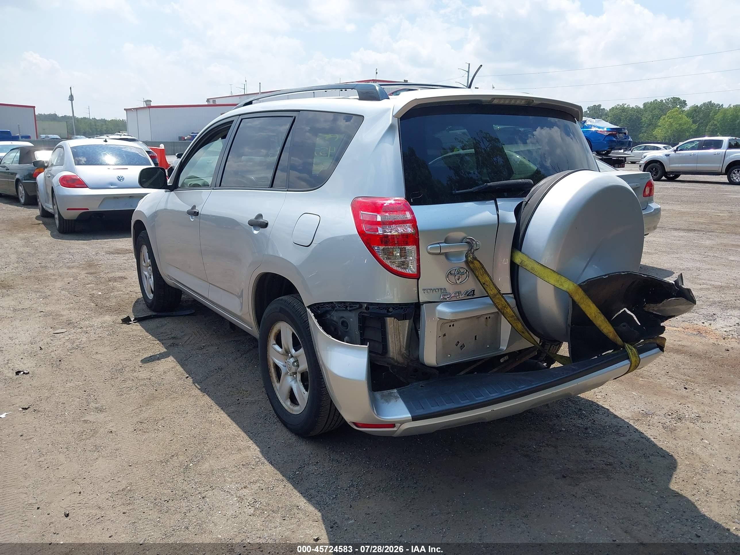 2010 Toyota Rav4   Silver vin: JTMJF4DVXA5022205