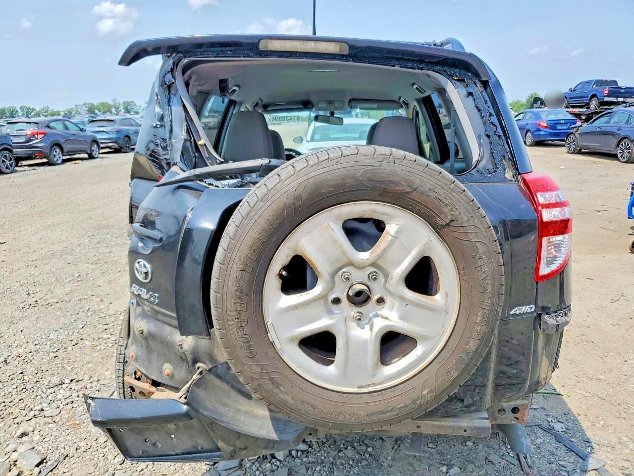 2012 Toyota Rav4 Base Black vin: JTMJF4DVXC5058205