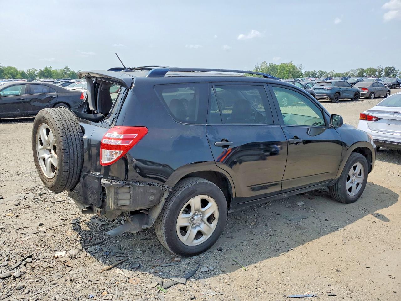 2012 Toyota Rav4 Base Black vin: JTMJF4DVXC5058205