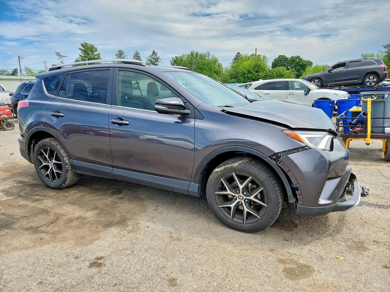 2016 Toyota Rav4 Se Gray vin: JTMJFREV4GJ075820