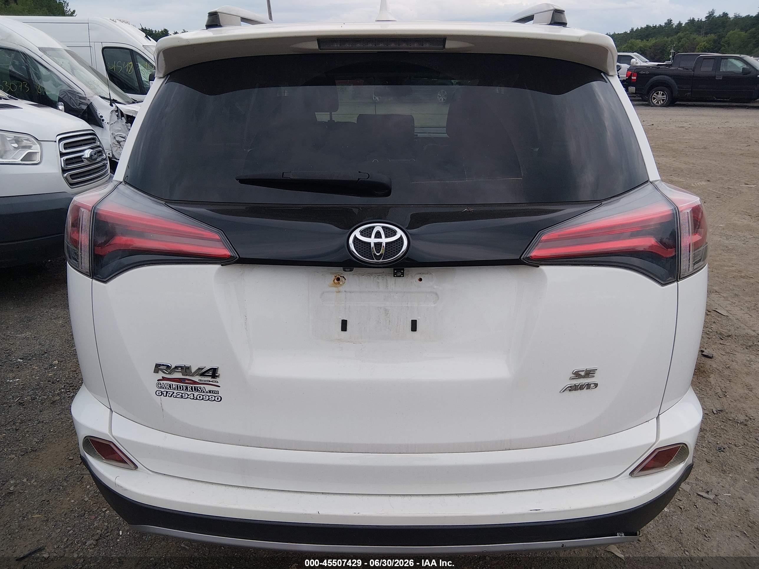 2017 Toyota Rav4 Se White vin: JTMJFREV5HD211744