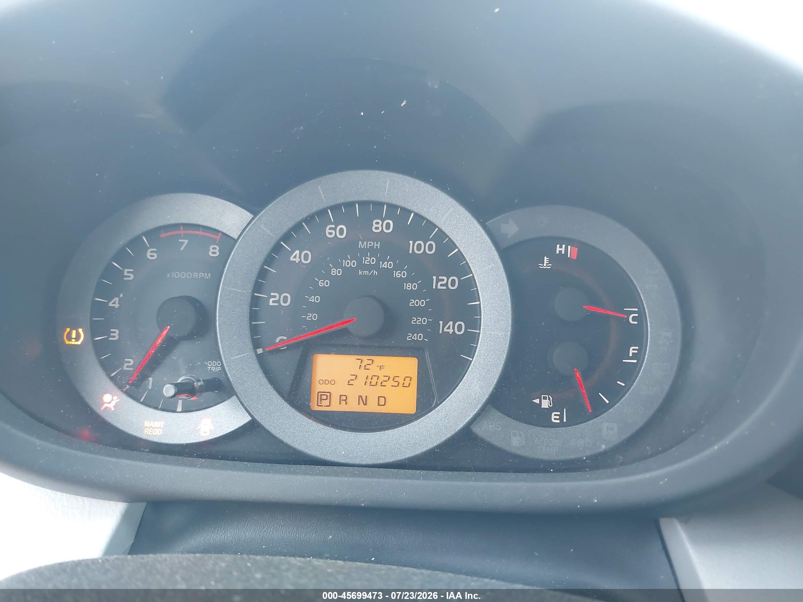 2010 Toyota Rav4 Base V6 Silver vin: JTMJK4DV1A5086774